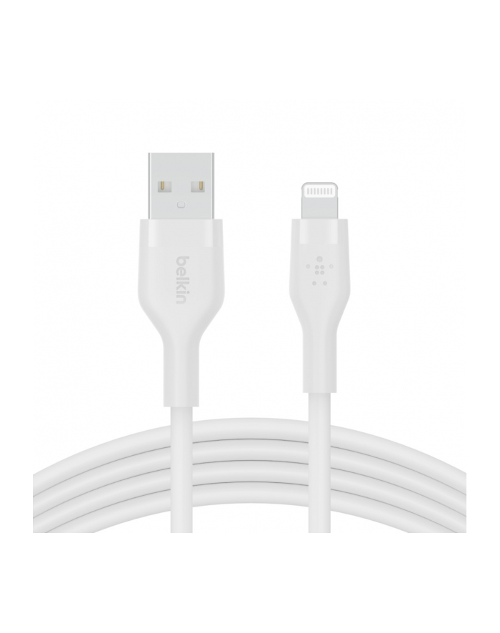 belkin Kabel BoostCharge USB-A do Ligtning silikonowy 2m, biały główny