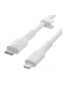 belkin Kabel BoostCharge USB-C do Lightning silikonowy 1m, biały - nr 31