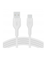 belkin Kabel BoostCharge USB-A do USB-C silikonowy 2m, biały - nr 21