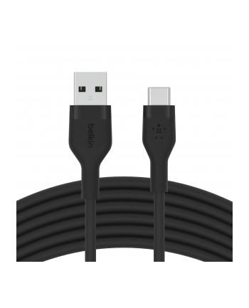 belkin Kabel BoostCharge USB-A do USB-C silikonowy 3m, czarny