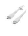 belkin Kabel BoostCharge USB-C do USB-C 2.0 silikonowy 1m, biały - nr 21