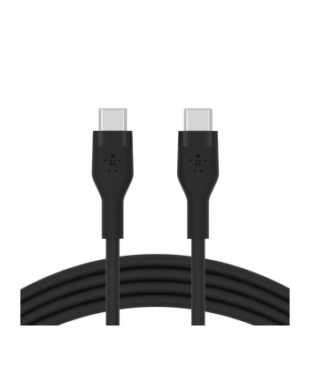 belkin Kabel BoostCharge USB-C do USB-C 2.0 silikonowy 2m, czarny