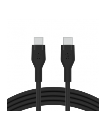 belkin Kabel BoostCharge USB-C do USB-C 2.0 silikonowy 2m, czarny