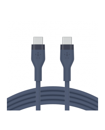 belkin Kabel BoostCharge USB-C do USB-C 2.0 silikonowy 2m, niebieski