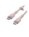 belkin Kabel BoostCharge USB-C do USB-C 2.0 silikonowy 2m, różowy - nr 4