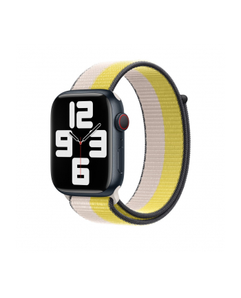 apple Opaska sportowa w kolorze mlecznej owsianki/skórki cytryny do koperty 45 mm