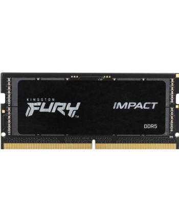 kingston Pamięć DDR5 SODIMM Fury Impact 16GB(1*16GB)/4800 CL38