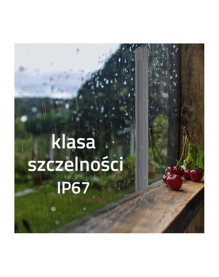 qoltec Zestaw antena LoRa | 5.8 dBi + kabel zasilajšcy główny