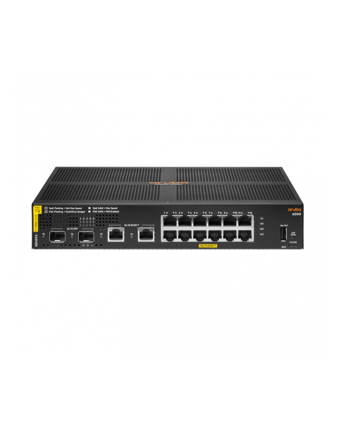 hewlett packard enterprise Przełacznik ARUBA 6000 12G CL4 2SFP 139W Switch R8N89A główny