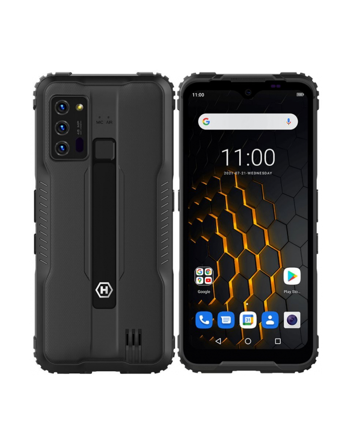 myPhone Hammer Blade 5G 6/128GB Czarny 6.3'' | MTK6853 | 6/128GB | 3 x Kamera | 48+20+13MP | NFC | Dual SIM | 5G | IP69 | System Android 11 główny