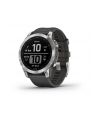 Garmin Fenix 7 srebrny z grafitowym paskiem - nr 1