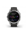 Garmin Fenix 7 srebrny z grafitowym paskiem - nr 2