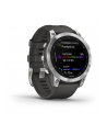 Garmin Fenix 7 srebrny z grafitowym paskiem - nr 9