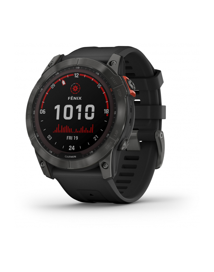 Garmin Fenix 7X Solar czarny główny