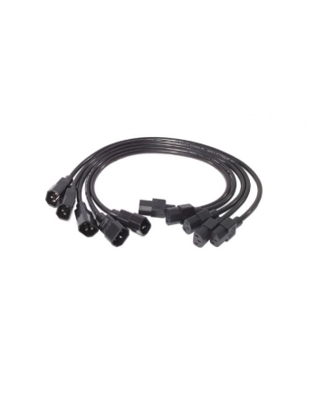 apc Kabel zasilający 5 sztuk AP9890  C13 - C14, 0.6m nr 1