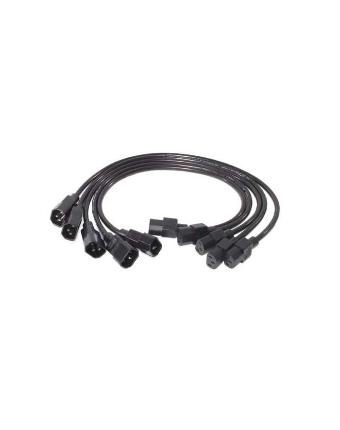 apc Kabel zasilający 5 sztuk AP9890  C13 - C14, 0.6m główny