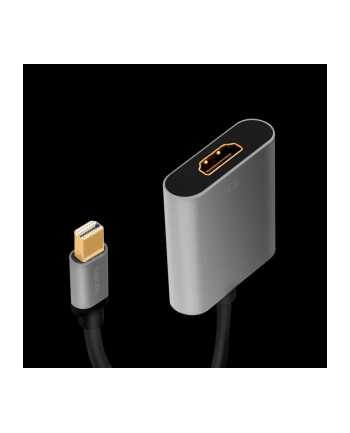 logilink Adapter mDP do HDMI  4K 60Hz, aluminium 0.15m nr 1