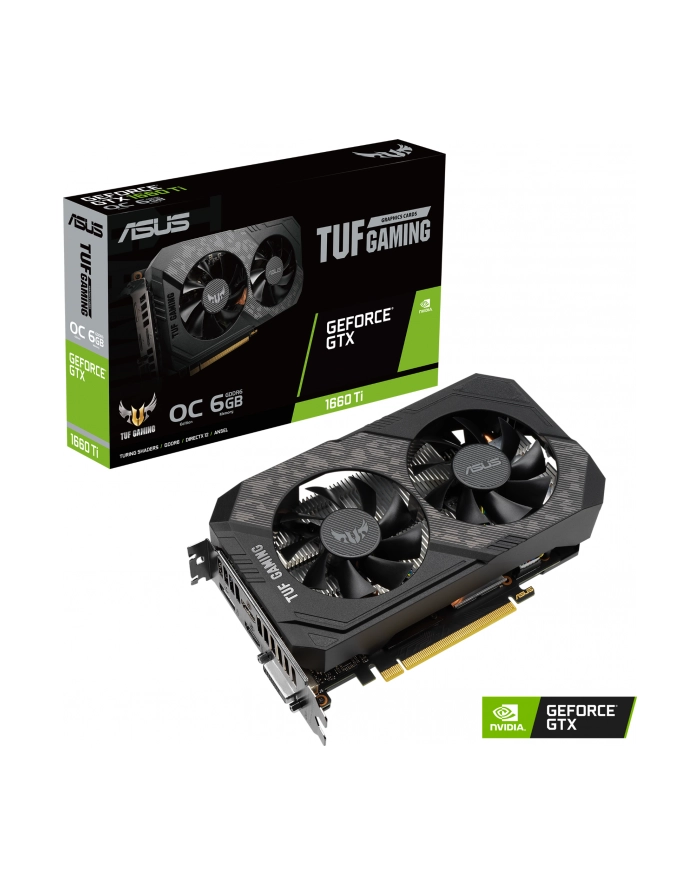 asus Karta graficzna GTX 1660 Ti EVO OC 6GB GDDR6 192bit 2HDMI/DP/DVI główny