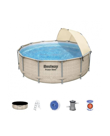 Basen stelażowy 396x107cm 5614V BESTWAY