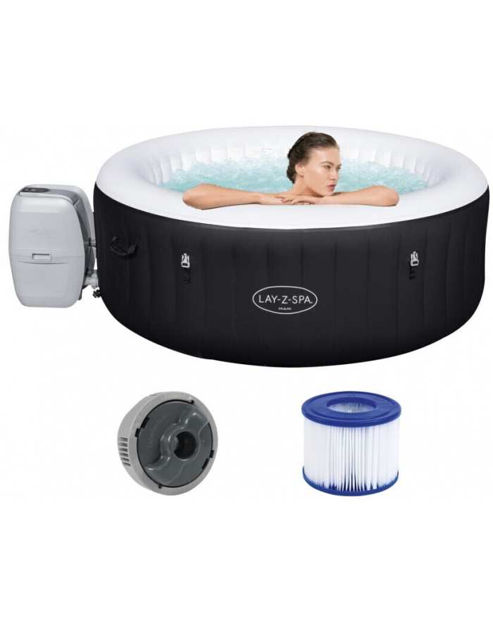 Dmuchany Basen Jacuzzi z Hydromasażem Lay-Z-Spa Miami 60001 BESTWAY główny