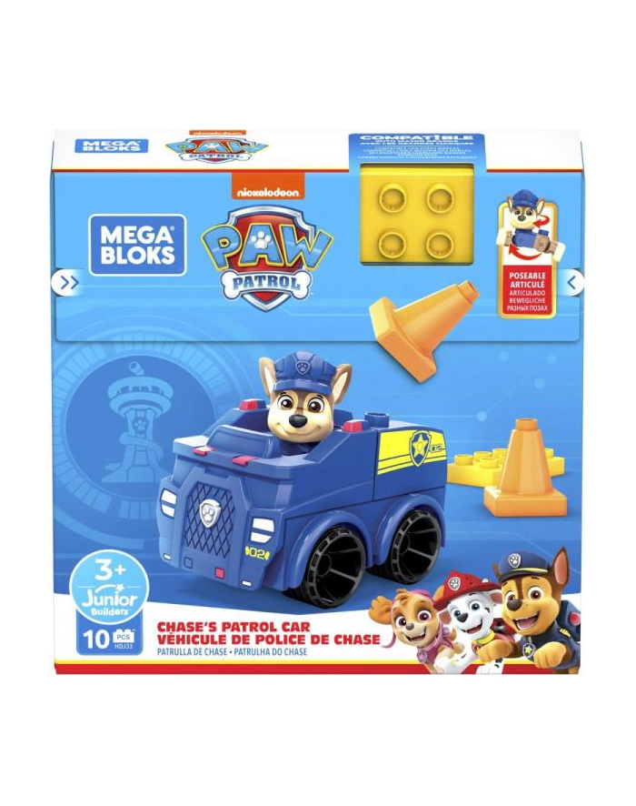 MEGA BLOKS Radiowóz patrolowy Chase’a PAW PATROL Psi Patrol HDJ33  MATTEL główny