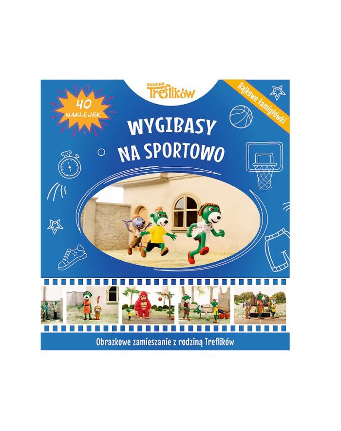 Obrazkowe zamieszanie z rodziną Treflików. Wygibasy na sportowo 09178 Trefl główny