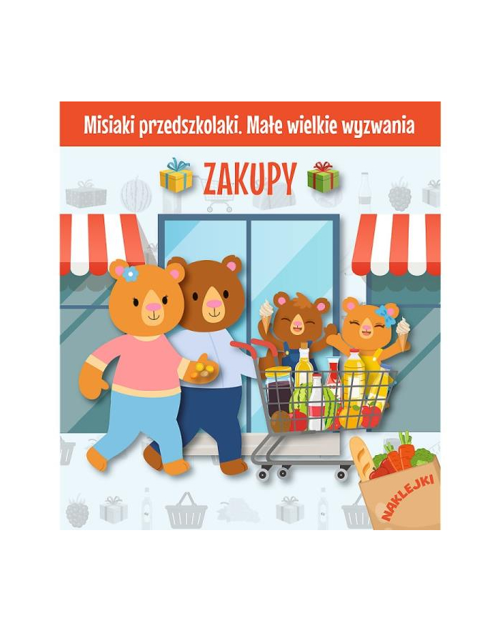 Misiaki przedszkolaki. Małe wielkie wyzwania. Zakupy 09550 Trefl główny