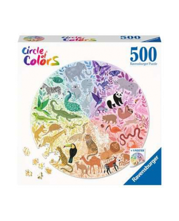Puzzle 500el koło Circle of Colors Paleta kolorów Desery 171729 RAVENSBURGER