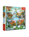 Puzzle 4w1 Wyjątkowe dinozaury 34609 Trefl - nr 2