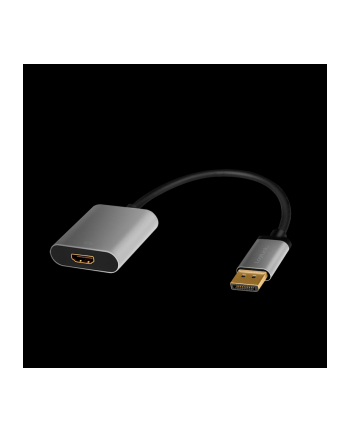 logilink Adapter DP do HDMI 4K 60Hz aluminiowy 0.15m