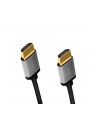 logilink Kabel HDMI 4K/60Hz, aluminium 1m Czarny - nr 2