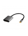 logilink Adapter USB-C do DP/F, 4K/60Hz, Aluminiowy 0.15m - nr 1