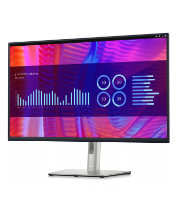 dell Monitor P3223D-E 31.5 cala IPS LED QHD  (2560x1440) /16:9/HDMI/DP/USB-C/4xUSB 3.2/RJ45/3Y AES