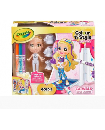 crayola Zestaw kreatywny z figurką Colour'Style Modelka na wybiegu