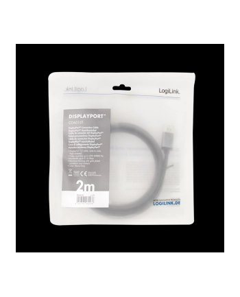 logilink Kabel DisplayPort 4K/60 Hz,DP/M do DP/M aluminium 2m nr 1