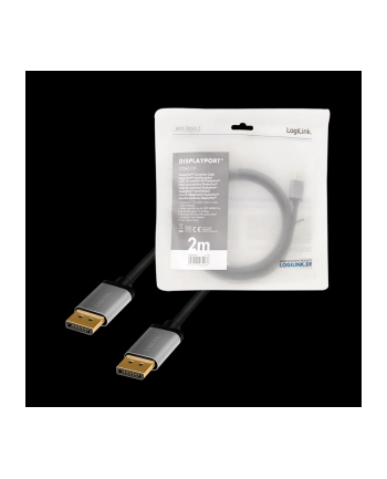 logilink Kabel DisplayPort 4K/60 Hz,DP/M do DP/M aluminium 2m nr 2