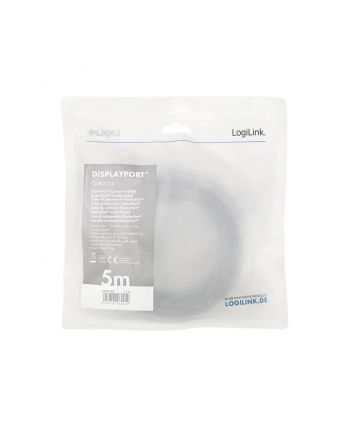 logilink Kabel DisplayPort 4K/60 Hz,DP/M do DP/M,alu. 5m nr 2