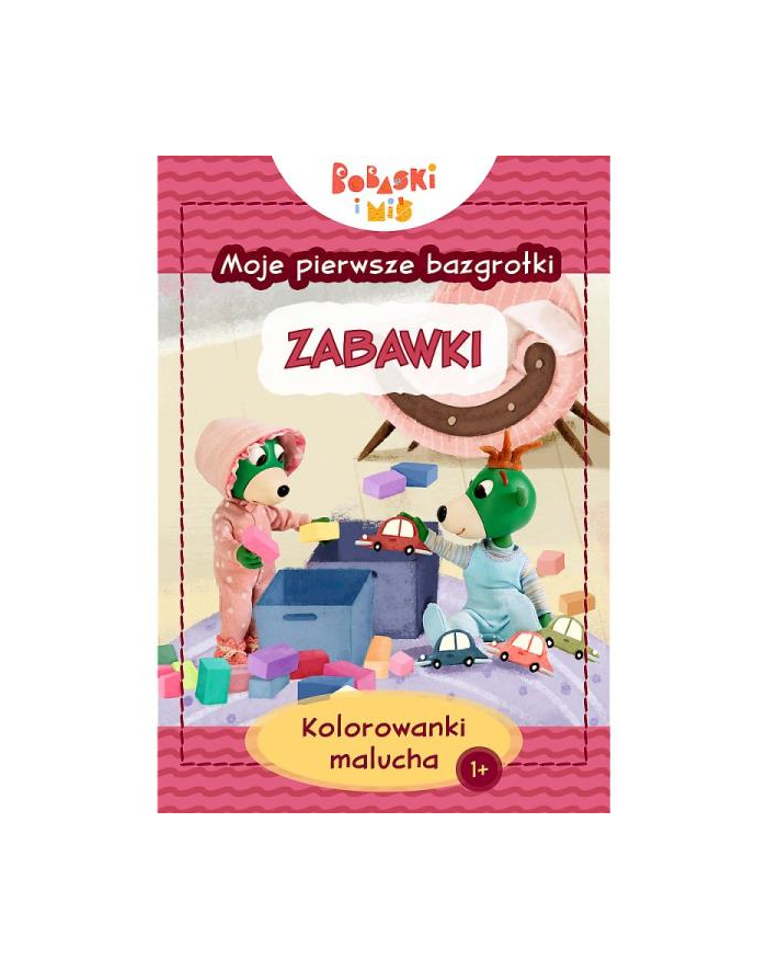 Bobaski i miś. Moje pierwsze bazgrołki. Kolorowanki malucha. Zabawki KS66225 Trefl główny