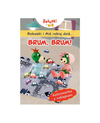 Bobaski i miś robią dziś...Brum brum! KS66317 Trefl