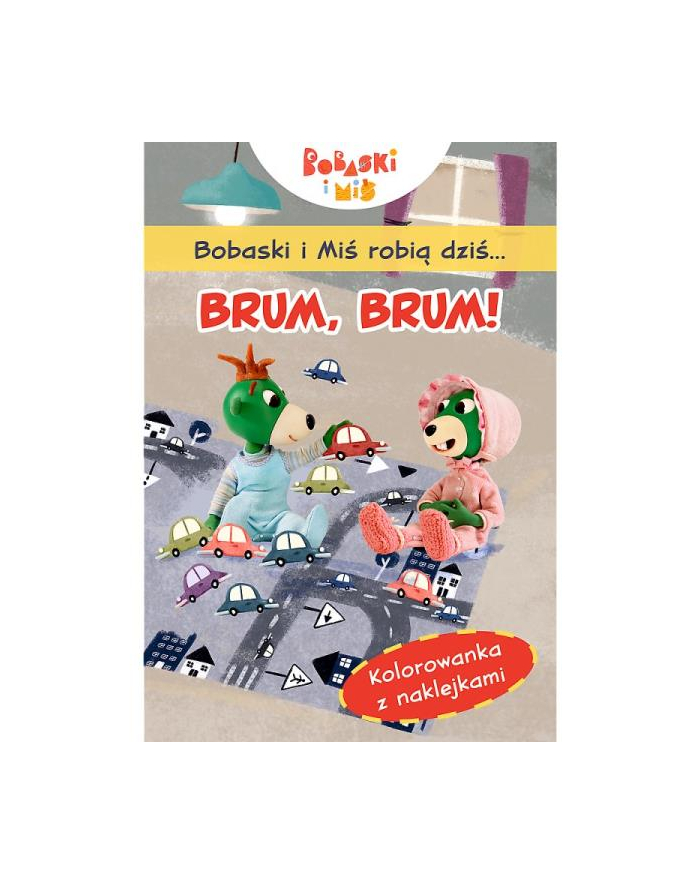 Bobaski i miś robią dziś...Brum brum! KS66317 Trefl główny