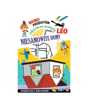 Biuro projektów '';Odjazdowe pomysły Leo'';. Niesamowite domy KS68038 Trefl