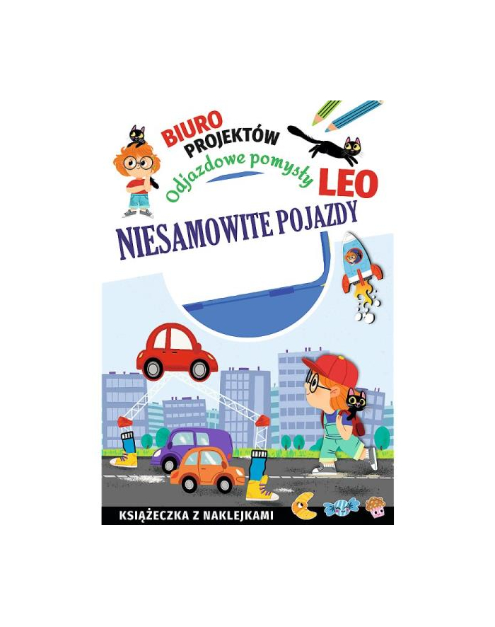 Biuro projektów '';Odjazdowe pomysły Leo'';. Niesamowite pojazdy KS68052 Trefl główny