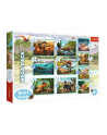 Puzzle 10w1 W świecie dinozaurów 90390 Trefl - nr 1