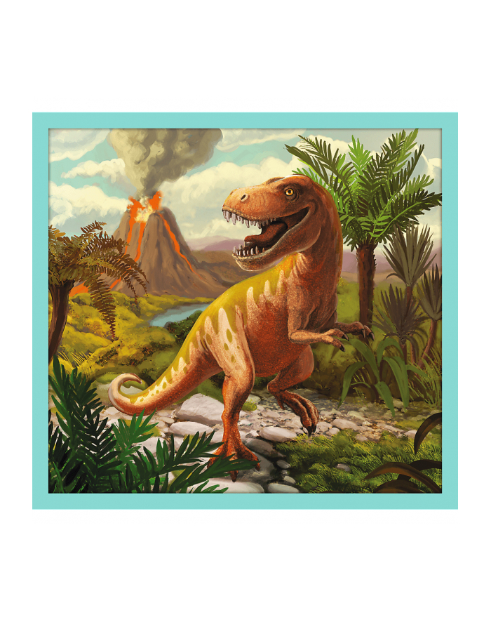 Puzzle 10w1 W świecie dinozaurów 90390 Trefl główny