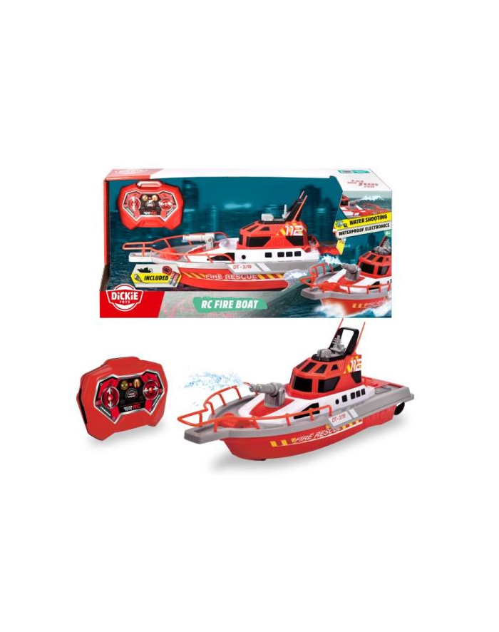 Łódź Straży pożarnej na radio 38cm Dickie główny
