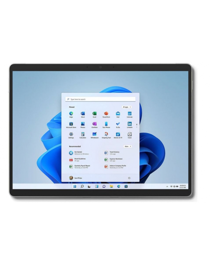 microsoft Surface Pro 8 LTE Platinium 256GB/i5-1145G7/8GB/13.0 Win11Pro Commercial EIG-00004 główny