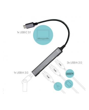 i-tec Hub USB-C 1x USB 3.0 + 3x USB 2.0