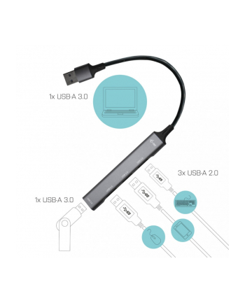 i-tec Hub USB 3.0 1x USB 3.0 + 3x USB 2.0