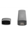 digitus Czytnik kart 3-portowy USB Typ C/ USB 3.0 SuperSpeed SD Micro SD HQ  aluminium Szary - nr 16