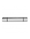 digitus Czytnik kart 3-portowy USB Typ C/ USB 3.0 SuperSpeed SD Micro SD HQ  aluminium Szary - nr 25